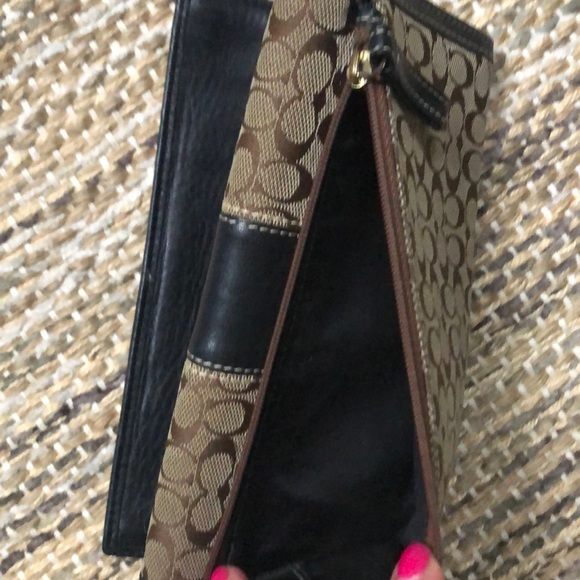 Coach signature tri fold wallet - Picture 4 of 5